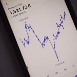 Photo Stock market graph